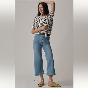 The Colette Crop Wide Leg Jeans by Maeve 29